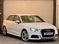 Used Audi A3 S-Line 2017 White Hatchback