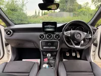 Used Mercedes A200 AMG line 2017 White Hatchback