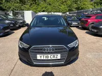 Used Audi A3 Sportback 150 HP (110 kW) 2018 Black Hatchback