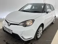 Used MG MG3 106 HP (77 kW) 2018 White Hatchback