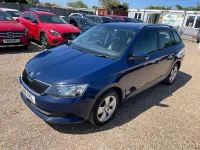 Used Skoda Fabia SE 95 HP (69 kW) 2018 Blue Estate
