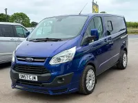 Used Ford Transit Custom 120 HP (88 kW) 2015 Blue Van