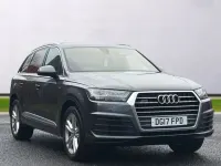 Usado Audi Q7 S-Line 218 HP (160 kW) 2017 Cinzento SUV