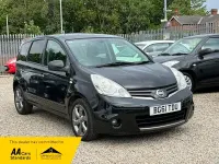 Used Nissan Note N-TEC 110 HP (80 kW) 2012 Black Hatchback