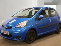 Used Toyota Aygo 68 HP (50 kW) 2011 Blue Hatchback