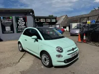 Used Fiat 500 Lounge 69 HP (50 kW) 2019 Green Hatchback