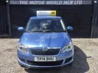 Usado Skoda Fabia SE 2014 Azul Utilitario