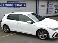 Used VW Golf VIII R-line 150 HP (110 kW) 2023 White Hatchback