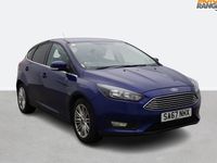 Used Ford Focus Zetec 125 HP (91 kW) 2017 Blue Hatchback