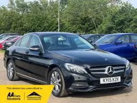Used Mercedes C200 2015 Black Sedan