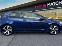 Used VW Golf VII GTI 2019 Blue Hatchback
