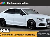 Used Audi A3 Black Edition 116 HP (85 kW) 2018 White Sedan
