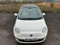 Used Fiat 500 Lounge 69 HP (50 kW) 2008 White Hatchback