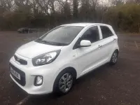 Used Kia Picanto 66 HP (48 kW) 2016 White Hatchback