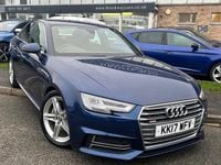 Used Audi A4 S-Line 190 HP (139 kW) 2017 Blue Sedan
