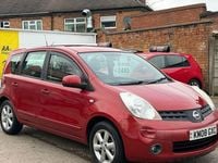 Used Nissan Note Acenta 88 HP (64 kW) 2008 Red Hatchback
