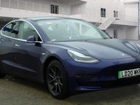 Used Tesla Model 3 Long Range AWD 77 kW (106 HP) 2020 Blue Sedan