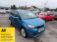 Used Skoda Citigo SE L 75 HP (55 kW) 2016 Blue Hatchback