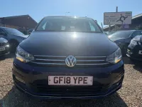 Used VW Touran SEL 150 HP (110 kW) 2018 Blue MPV