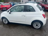 Used Fiat 500 Lounge 69 HP (50 kW) 2018 White Hatchback