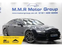 Used Audi A7 Black Edition 2017 Blue Hatchback
