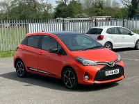 Used Toyota Yaris Edition 99 HP (72 kW) 2016 Orange Hatchback