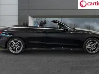 Used Mercedes C200 AMG line 198 HP (145 kW) 2019 Black Cabriolet