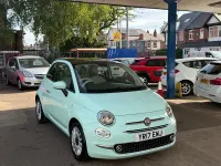 Used Fiat 500 Lounge 69 HP (50 kW) 2017 Green Hatchback