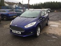 Used Ford Fiesta Titanium 2017 Blue Hatchback