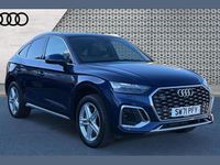 Used Audi Q5 Sportback S-Line 295 HP (216 kW) 2021 Blue SUV