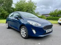 Used Ford Fiesta Zetec 2018 Blue Hatchback