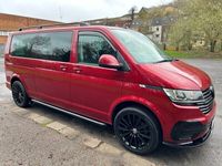 used VW Shuttle Transporter T6.1 150 7 SPEED DSG AUTO 8 SEATSE LWB IN FORTANNA RED EURO SIX