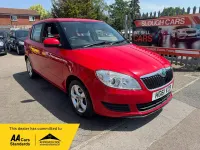 Used Skoda Fabia SE 86 HP (63 kW) 2012 Red Hatchback
