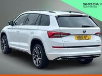 Used Skoda Kodiaq SportLine 147 HP (108 kW) 2019 Moon white metallic SUV