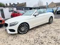 Second-hand Mercedes C220 AMG Line Premium Plus 2017 Alb Cabrio