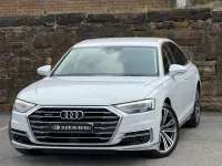 Used Audi A8 Advanced 340 HP (250 kW) 2018 White Sedan