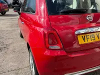 Used Fiat 500 Lounge 69 HP (50 kW) 2019 Red Hatchback