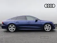 Used Audi A7 S-Line 340 HP (250 kW) 2019 Blue Sedan
