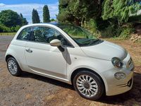 Used Fiat 500 Lounge 95 HP (69 kW) 2016 White Hatchback