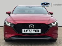 Begagnad Mazda 3 Inclusive 122 HK (89 kW) 2022 Röd Halvkombi