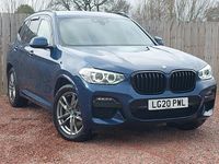 Used BMW X3 M Sport 190 HP (139 kW) 2020 Blue SUV