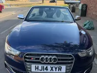 Used Audi A5 Cabriolet Comfort 272 HP (200 kW) 2014 Blue Cabriolet