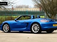Used Porsche Boxster 315 HP (231 kW) 2015 Blue Cabriolet