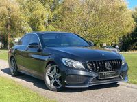 Used Mercedes C220 AMG Line Premium Plus 170 HP (125 kW) 2018 Black Sedan