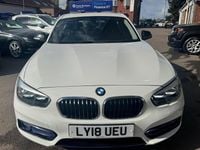 Used BMW 118 Sport Line 2018 White Hatchback