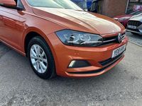 Used VW Polo SE 65 HP (47 kW) 2018 Orange Hatchback