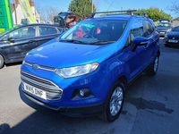 Used Ford Ecosport Zetec 2015 Blue SUV