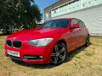 Used BMW 116 Sport Line 136 HP (100 kW) 2011 Red Hatchback