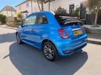 Used Fiat 500C S 69 HP (50 kW) 2017 Blue Cabriolet