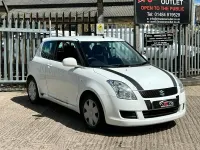 Begagnad Suzuki Swift GL 92 HK (67 kW) 2008 Vit Halvkombi